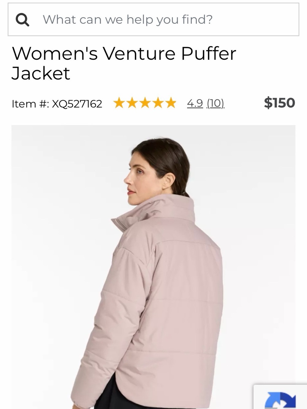 L.L. Bean Women's Venture Puffer Jacket - Blush Pink